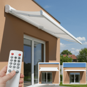 مظلات متحركة اذرعة كهربائية ريموت